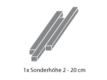 Soteck Dekorstreifen Sonderhöhe